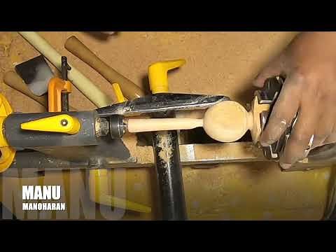How To Make A Wooden Spoon On The Lathe / Woodturning Project | Manu Manoharan