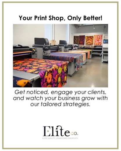 Your print shop deserves more visibility and smoother customer management — we’ll help you make that happen. Let’s turn your everyday operations into real growth. Book an Appointment with us!: https://www.elitecous.com/appointment Check our websites: Elite Co - Local SEO: elitecous.com Sign, Print, Wrap Shop Marketing: grow.elitecous.com Home Service Business Marketing: marketing.elitecous.com ✉: info@elitecous.com 📞: 610-822-2633 #EliteCo #SEOExperts #PrintSuccess #BusinessGrowth #CustomerCare