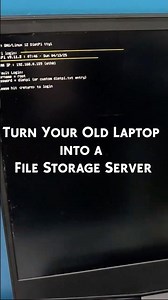 Turn Your Old Laptop into a BEST File Storage Server