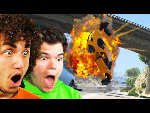 Jelly And Kwebbelkop Got In A Car CRASH