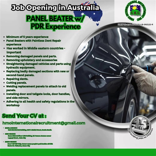 49K views · 121 reactions | Job Opening in Australia Panel Beater...