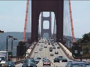 Golden Gate Bridge - Southbound Drive, CA, USA 1080p HD
