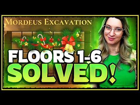 Mordeus Excavation Floor 1-6 SOLVED (December 2025) ❄️ Frostfall Jamboree ✤ Watcher of Realms