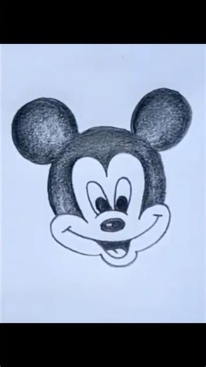 How to Draw Mickey Mouse #mickeymousedrawing #viral #trending 🔥🔥 #short