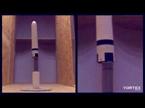 Bladeless turbine slow motion in Wind tunnel 2018