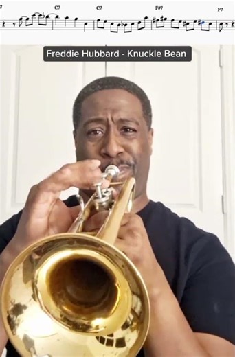 Freddie Hubbard's tritone substitution on Knuckle Bean. #jazz #trumpet #freddiehubbard