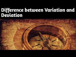 Difference between Variation and Deviation .