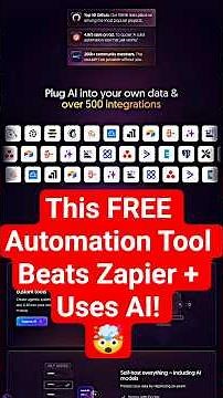 This FREE Automation Tool Beats Zapier + Uses AI! 🤯 | n8n GitHub Repo #github #opensource #aitools