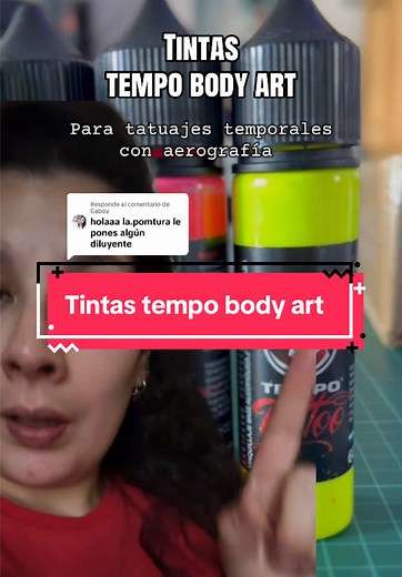 Tintas Tempo Body Art: Tatuajes Temporales sin Diluyente