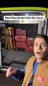 24K views · 376 reactions | Tips for any Electrician on how to set up their Work Van  #electrician #bluecollar #electricalcontractor #union #contractor #ev #electrical #van #fordtransit #fordetransit #hendythesparky #trending | Chris Henderson | Facebook
