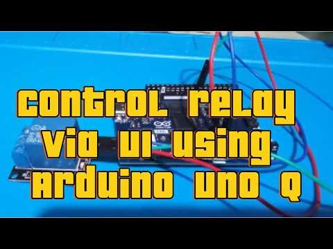 Control Home Appliances with Arduino Uno Q | Web Dashboard Tutorial