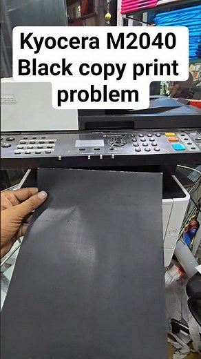 Kyocera M2040 DN Black Copy Print Solutions |Black print problem Solutions | #Blackprintproblem