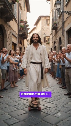 Jesus Brings Hope While Skateboarding 🕊️✨ | Faith, Love & Blessings #shorts