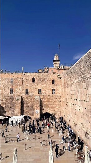 The Wailing Wall aka Western Wall in Jerusalem #throwbackthursday #travel