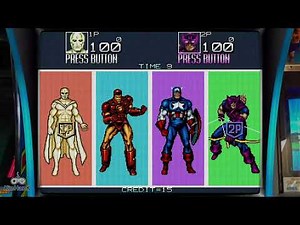 Captain America and The Avengers Arcade Game 1991 | Full Co-Op Gameplay | No Commentary