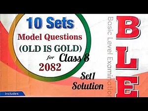 BLE class 8 Science set 1 Neema publication solution 2082 #setquestionsolved #ble #science #neema