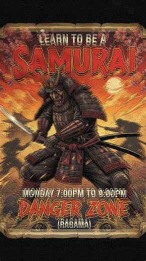 Samurai Training Monday 7.00pm to 9.00pm No Age Limits @DANGER ZONE @TATSU-RYU-BUSHIDO @SRI LANKA MUAY THAI KICKBOXING @MMA Fightland #tatsuryubushido #tatsuryubushidosrilanka #dangerzone #samurai #samuraisrilanka