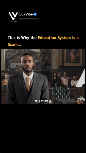 Business|Wealth |Mindset on Instagram: "Many people believe the education system is a scam because it often prioritizes grades, tests, and outdated curricula over real-world skills and creativity. Students are told that success depends on getting a degree, yet many graduates end up with massive debt and limited job opportunities. Schools frequently fail to teach financial literacy, critical thinking, or practical problem-solving — the very tools needed in adult life. Instead, the system produces