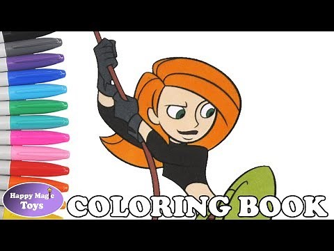 Kim Possible Coloring Book Page Kim Possible Coloring Page Kim Possible Colouring Book For Kids Art