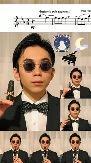 Clarinet Performance of Clair de Lune