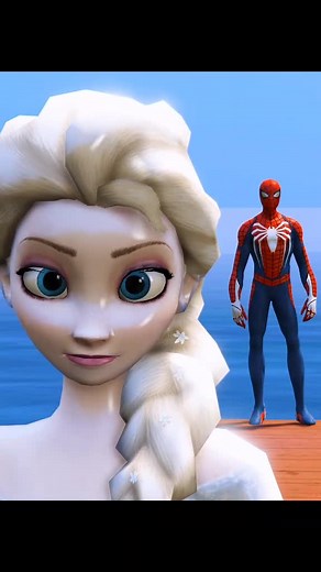 GTA 5 Elsa vs Spiderman Swimming Pool Challenge