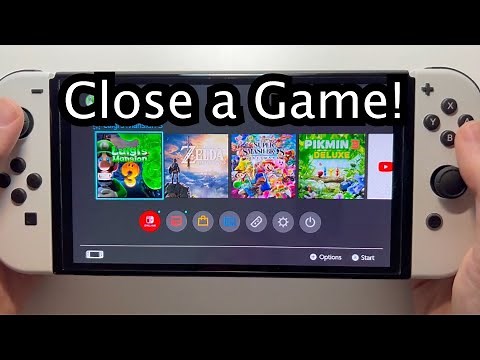 Nintendo Switch: How to Close a Game!