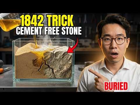 FREE Liquid Turns Sand to Stone STRONGER Than Cement — BURIED 1842