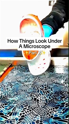 how things look under a microscope 😳 Part 2 #usa #viral #ytshorts #things #microscope
