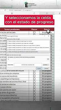 Track your progress and measure your development in Excel with this table that you can create in ...