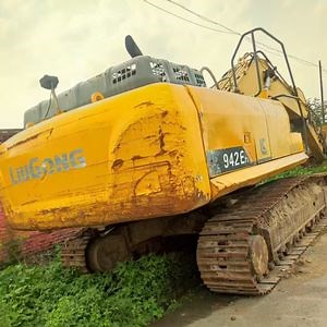 [Hot Item] Used Backhoe Liugong 360 Excavator with Eddie 165 Hammer and Bucket