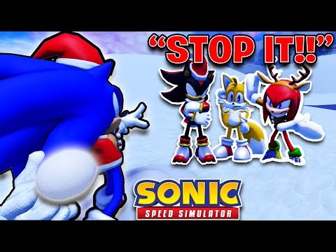 BULLYING KIDS in Sonic Speed Simulator...