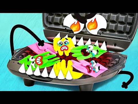 LIVE! Good Doodles VS. Bad Doodles! Crazy Things Came To Life!