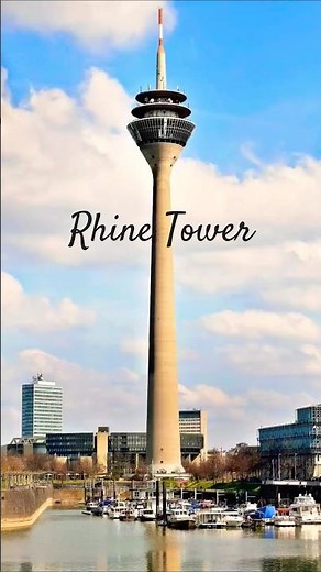 Amazing Views from the Rheinturm(tower) in Düsseldorf, Germany (Deutschland)