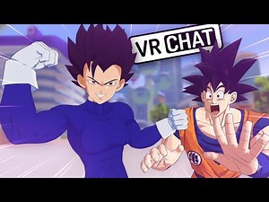 Vegeta Turns Girl... Goku's Brain Blue-Screens (VRChat)