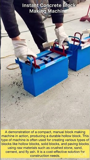 Instant Concrete Block Making Machine