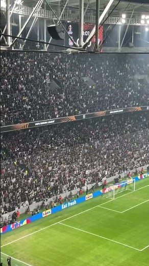 INCREDIBLE atmosphere by Besiktas fans at Europa League match vs Athletic Club