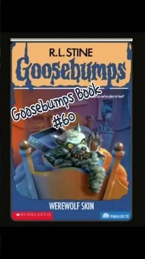 Goosebumps book #60 Werewolf skin #goosebumps #goosebumpsbooks