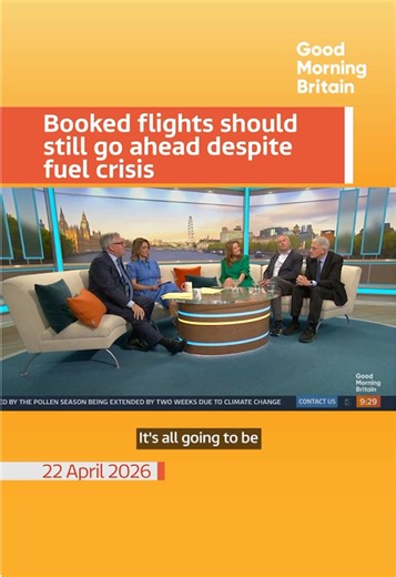 Holidaymakers: Don't Worry About Flight Fuel Shortages