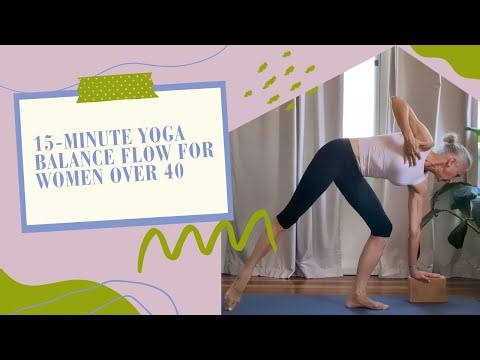 Half Moon Yoga Pose Made Easy | Strength + Balance Yoga Tutorial for Women Over 40