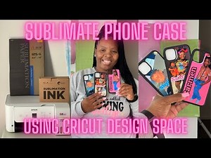 How to Sublimate Phone Case Using Cricut Design Space|Perfect Gift 🎁 Idea