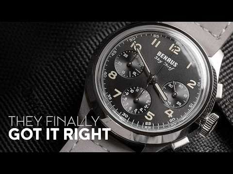 Why This 36mm Chronograph Feels Like a Big Deal — Benrus Sky Chief