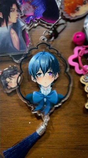 Making My Art into Keychains ft​⁠@Wooacry_official #wooacry #keychain #acrylickeychain #haikyuu