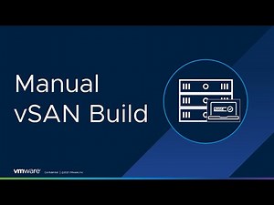Manually Building a vSAN Cluster