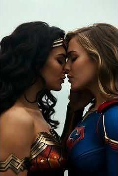 Wonder Woman KISSES Supergirl?! Epic WonderSuper Power Couple Moment 😍💥