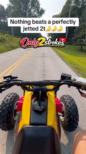 The Sound of a Perfectly Jetted 2 Stroke 😮‍💨 #Banshee350 #2Stroke #2StrokeLife