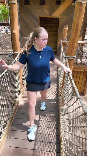 Assistant Explores the Camp to Find the Secret Treehouse Passage Way #FamilyFun #FamilyCamping