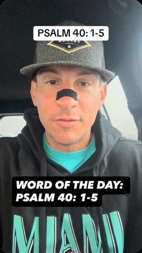 Derek Lopez on Instagram: "“I waited patiently for the Lord; he turned to me and heard my cry. He lifted me out of the slimy pit, out of the mud and mire; he set my feet on a rock and gave me a firm place to stand. He put a new song in my mouth, a hymn of praise to our God. Many will see and fear the Lord and put their trust in him. Blessed is the one who trusts in the Lord, who does not look to the proud, to those who turn aside to false gods. Many, Lord my God, are the wonders you have done, t