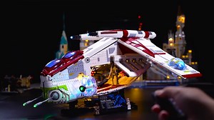 😎Use Lighailing's light kit to take your LEGO to next level! 🤟🤩Light up your LEGO Republic Gunship™ 75309! 🔥Get Your Lights: https://bit.ly/3E4Yl3O | Lightailing