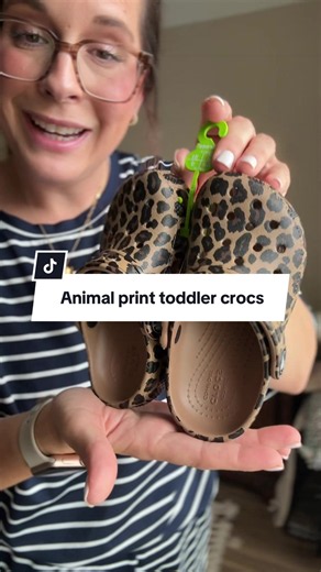 Animal Print Toddler Crocs - Perfect Fall Shoe for Kids
