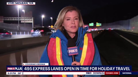 495 express lanes open in time for holiday travel